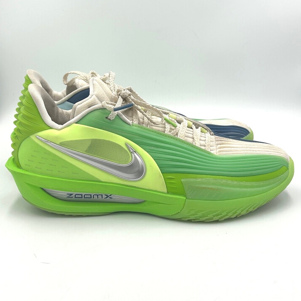 Nike GT Cut 3 Turbo Basketball Shoes Mens 9 Venom Green Blue HV9918-301